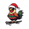 Rooster Christmas Funny