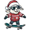 Mouton Noël Drôle