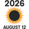 2026 August 12 - total solar eclipse
