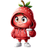 Erdbeer Hoodieheld