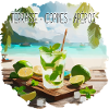 Cocktail tropical pour terrasse