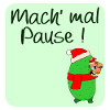 CHRISTMAS BREAK PICKLE SANTA CLAUS