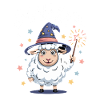 Mahhhgisch mouton chapeau magique bâton étoile
