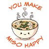 Miso Lucky Bowl Cartoon