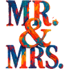MR. & MRS - Romantic Wedding - Newlyweds