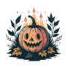 Candle Night Pumpkin