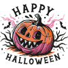 Halloween Grimace Pumpkin