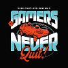 Gamers Never Quit Controller