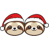 Double Sloth Christmas