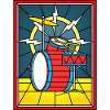Stained Glass Drum Kit