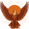 Fiery Solar Eagle