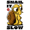 Cartoon Snail - Snail It Slow