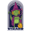 Wizard Lizadr Reptile Weird Cartoon