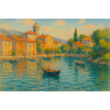 Harbour idyll in the sunlight