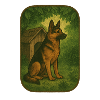 Retro Forest Dog