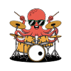 Drummer Octopus Band Groove