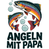 Fishing with dad family motif