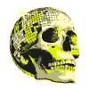 Neon Skull Disco Ball