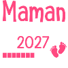 Maman en 2027 cadeau future maman
