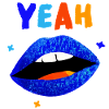 Vibrant Rainbow Lips YEAH