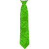 Krawatte_Muster_Grün Fake Tie