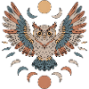 Boho Eule