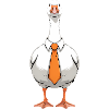 Serious Goose - Funny Goose T-Shirt