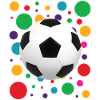 Konfetti Pop Fußball