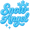 snow angle / y2k statement design 