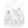 Dirty & Deep – Fun Angler Motif for Men