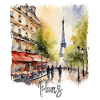 Paris Aquarelle, j’aime Paris