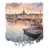 Helsinki Aquarell, Helsinki Finnland
