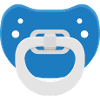 Blue pacifier