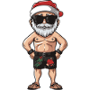 Santa Claus Summer Holiday Santa