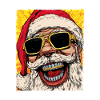 Weihnachtsmann Hip Hop Weihnachten