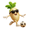 Winter Radish Daikon Football