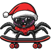 Tarentule Noël drôle