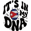 Cuban DNA Cuba Flag Hispanic