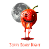 Strawberry Halloween Berry Scary Night