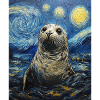 Robbe Van Gogh Style Nuit étoilée
