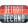Detroit Techno Neon Emblem