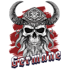 Viking Skull Skull Germanic