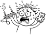 Panne WiFi Mode panique Mème