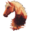 Horse Autumn