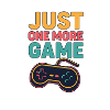 Nur noch ein Spiel Retro-T-Shirt