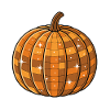 Geometric Disco Pumpkin