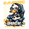 Duck in gaming style