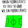 Like a football pitch