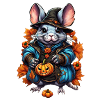 Witch Rat Autumn Outfit
