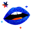 Electric Blue Lip Pop